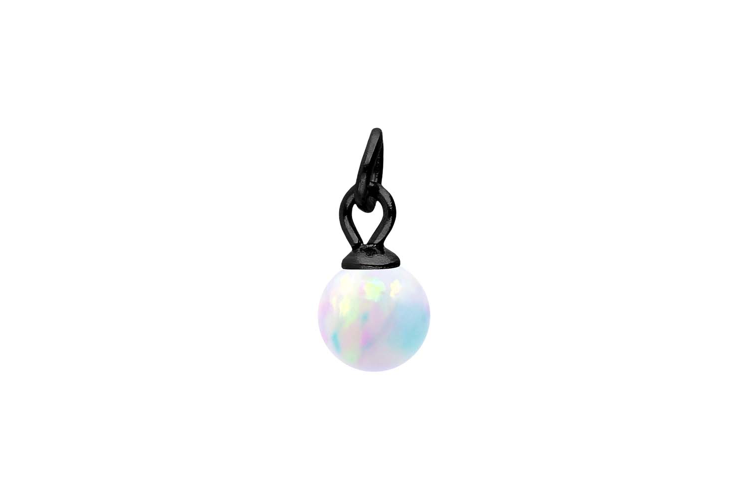 Chirurgenstahl Anhänger für Clicker SYNTHETISCHER OPAL